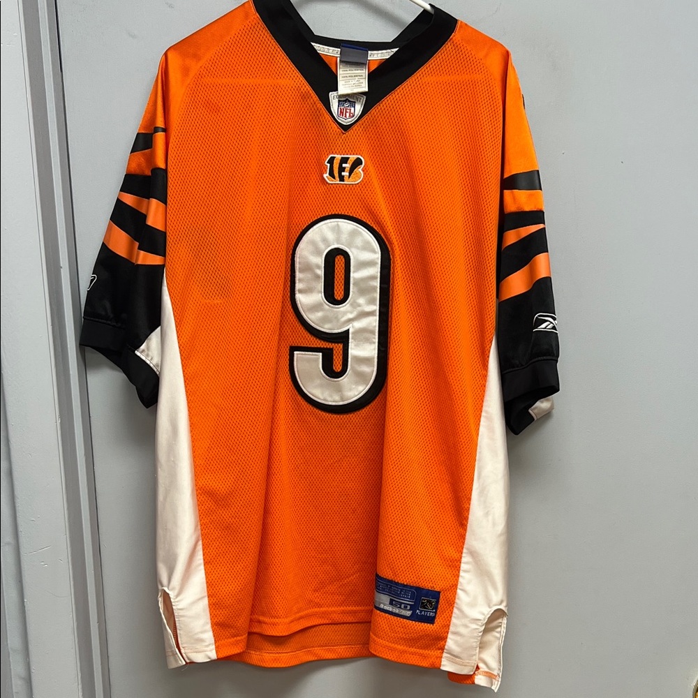 Reebok NFL Equipment Carson Palmer #9 Cincinnati Bengals Jersey – Men’s Size 50
